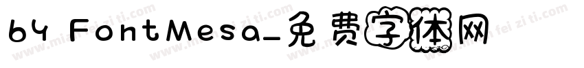 by FontMesa字体转换